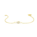 Diamond Bracelet in 14K Gold — view 1