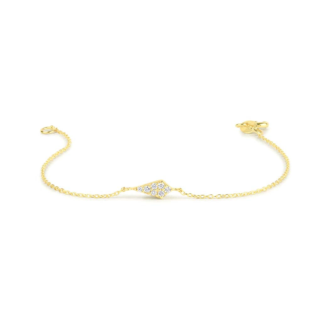 Diamond Bracelet in 14K Gold — view 1