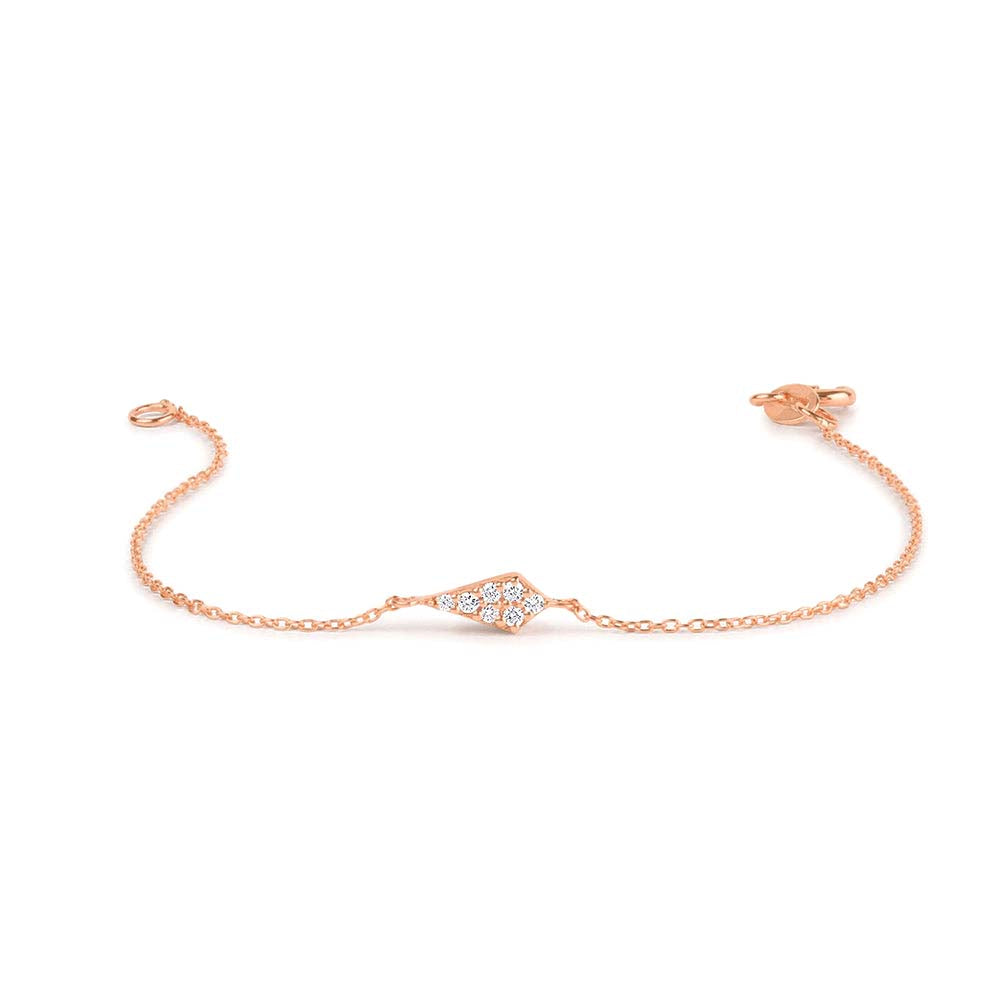 Diamond Bracelet in 14K Gold — view 3