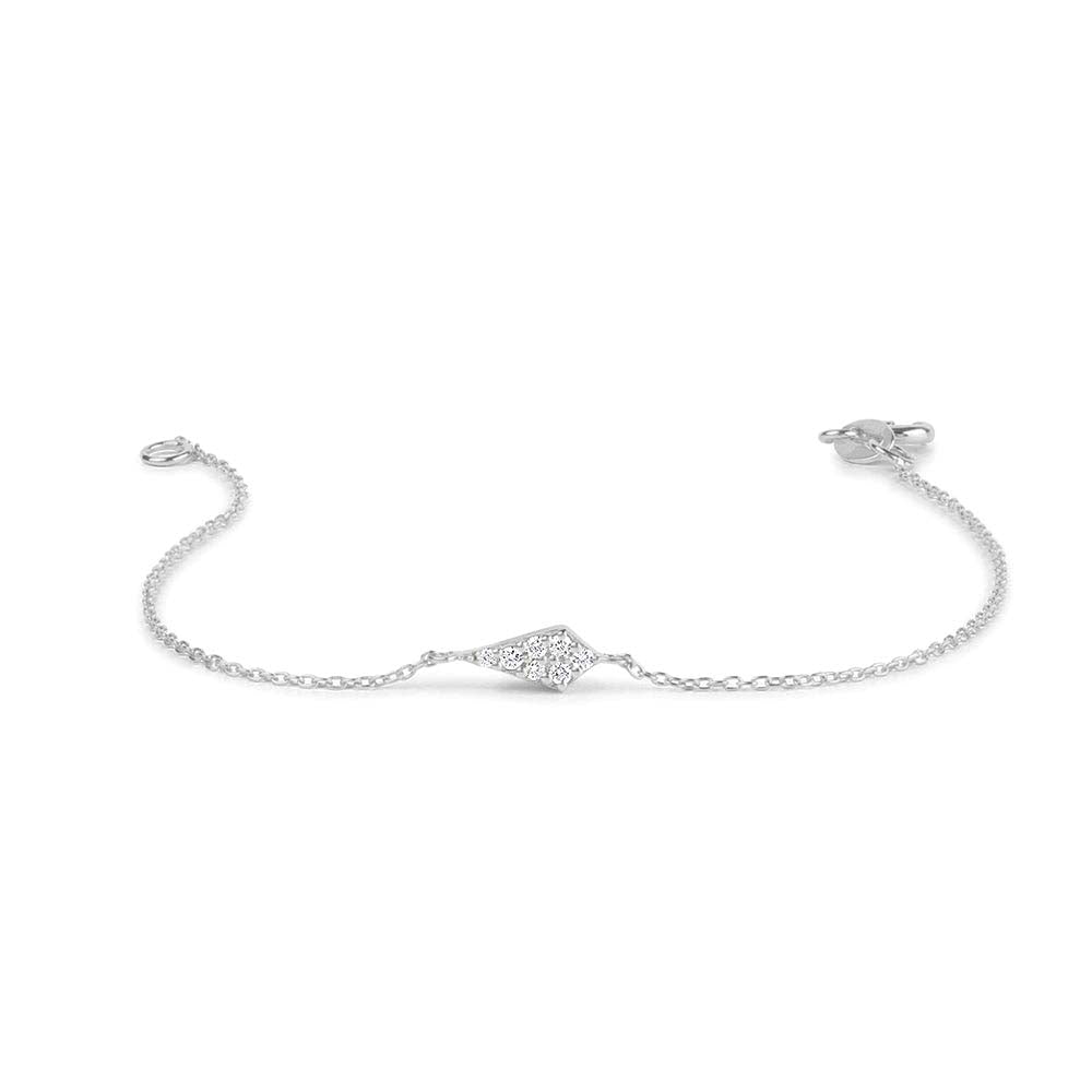 Diamond Bracelet in 14K Gold — view 2