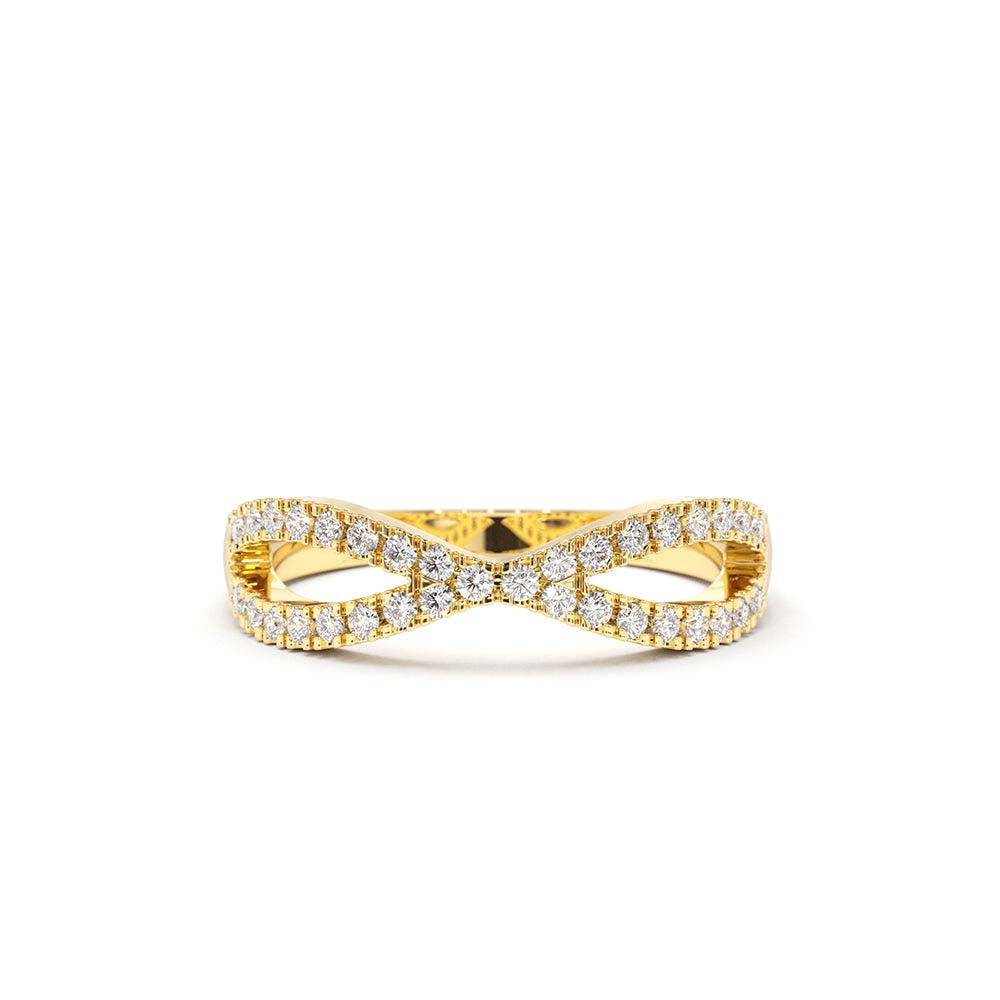 Eternity Diamond Wedding Band in 14K Gold — view 1