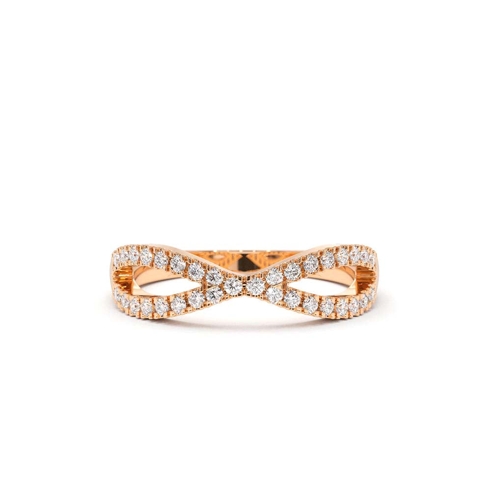 Eternity Diamond Wedding Band in 14K Gold — view 5