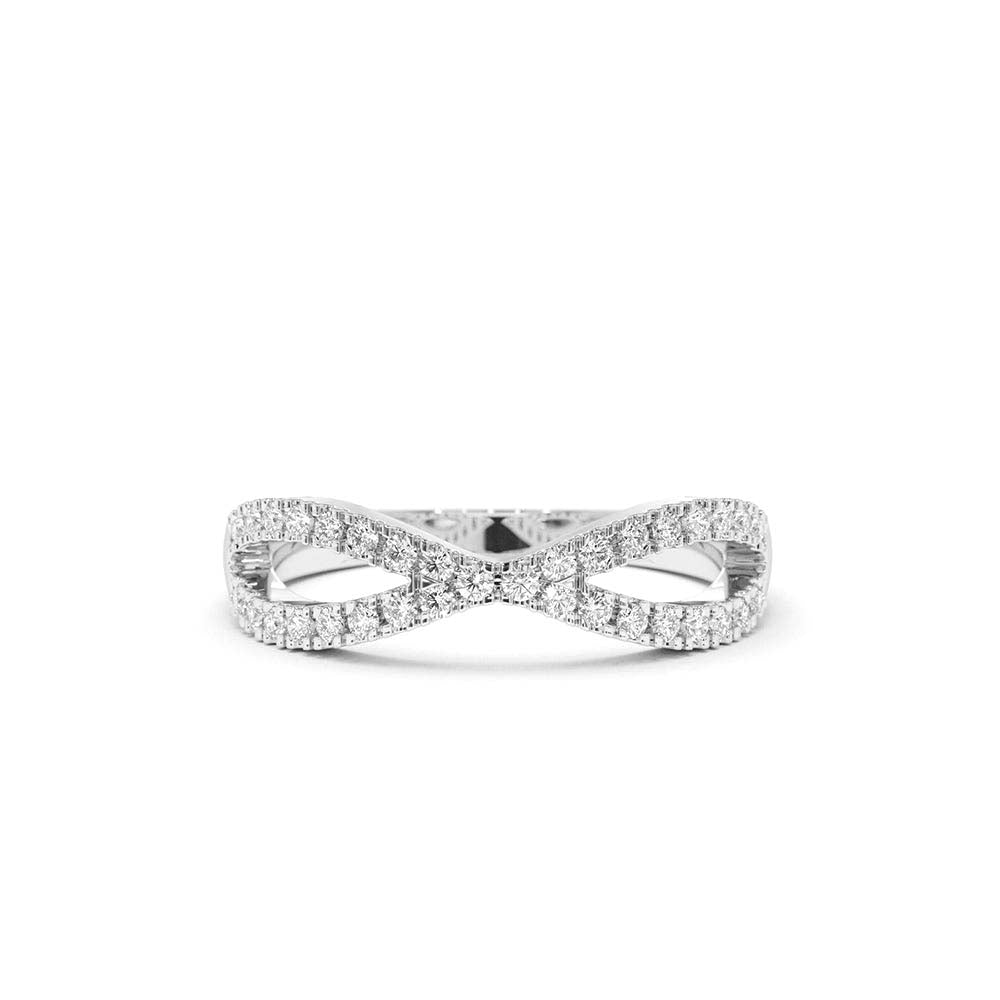 Eternity Diamond Wedding Band in 14K Gold — view 4