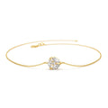 Marquise Diamond Cluster Bracelet in 14K Gold — view 1
