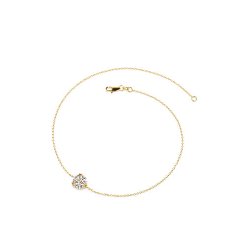 Marquise Diamond Cluster Bracelet in 14K Gold — view 2