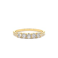 5 Stone Diamond Anniversary Ring in 14K Gold — view 1