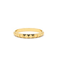 Spike Pyramid Eternity Ring in 14K Gold — view 1