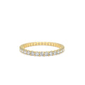 Prong Setting Diamond Eternity Ring in 14K Gold — view 1