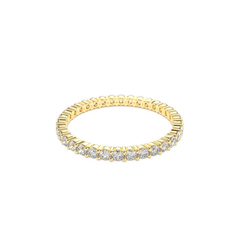 Prong Setting Diamond Eternity Ring in 14K Gold — view 2