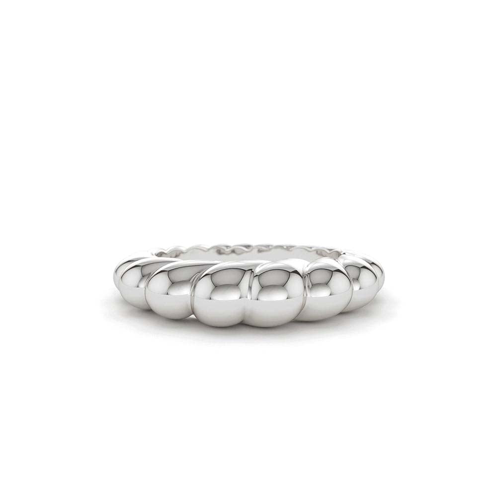 Chunky Twisted Dome Ring in 14K Gold — view 3