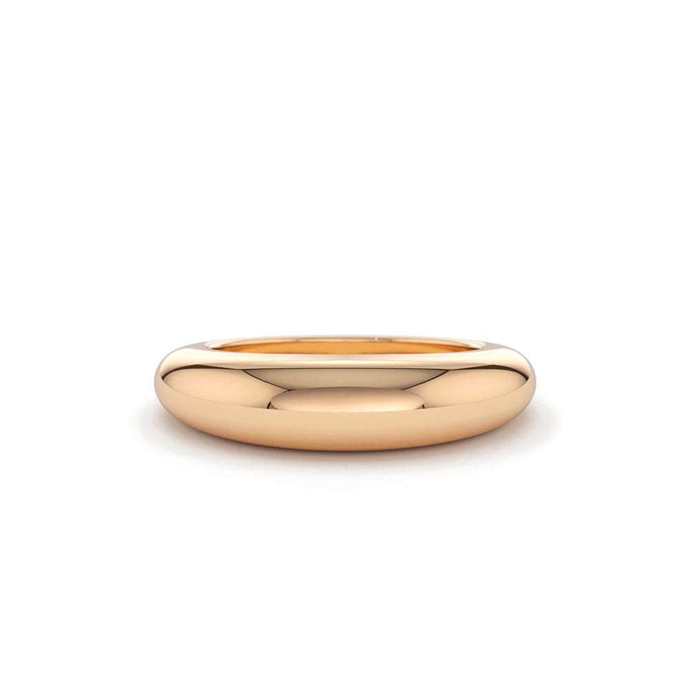 Chunky Dome Ring in 14K Gold — view 4