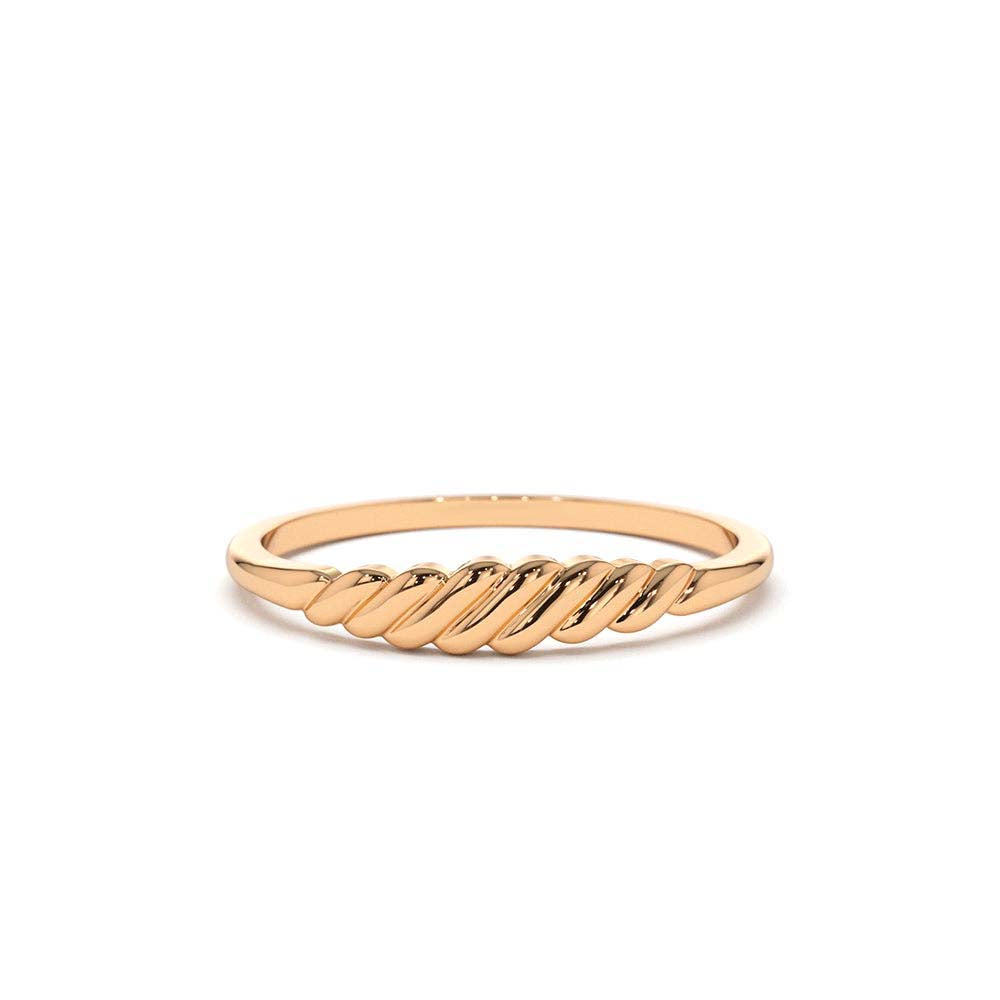 Pluto Ring in 14K Gold — view 5