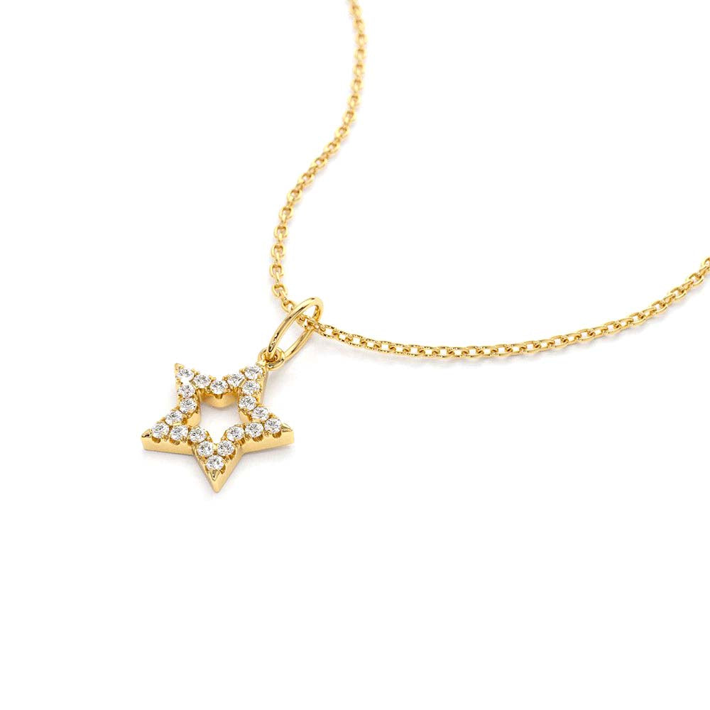 Super Star Diamond Layering Necklace in 14K Gold — view 2