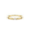 Stackable Marquise Diamond Eternity Ring in 14K Gold — view 1