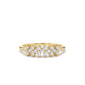 Diamond Cluster Anniversary Ring in 14K Gold — view 1