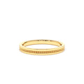 Beaded Stacking Gold Wedding Band in 14K Gold — view 1