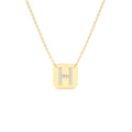 Diamond Letter Necklace in 14K Gold — view 1