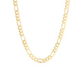 3MM Figaro Chain Necklace in 14K Gold — view 1