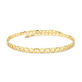 3.5 MM Mariner Chain Link Bracelet in 14K Gold — view 1