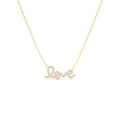 Diamond Love Necklace in 14K Gold — view 1