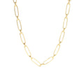 Oval Link Chain Necklace in 14K Gold — view 1