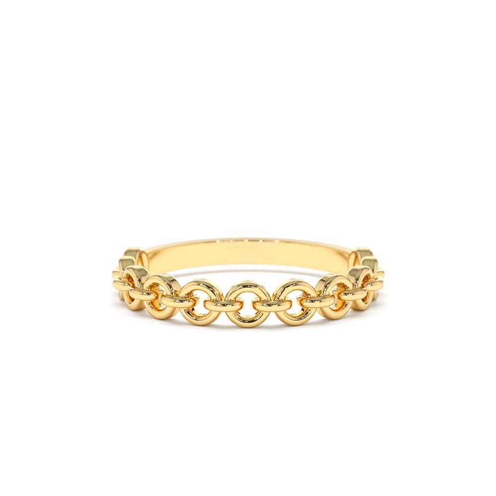 Stackable Dainty Ring in 14K Gold — view 1
