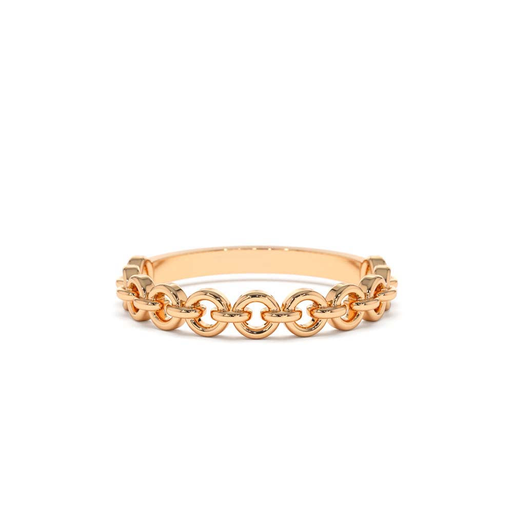 Stackable Dainty Ring in 14K Gold — view 5