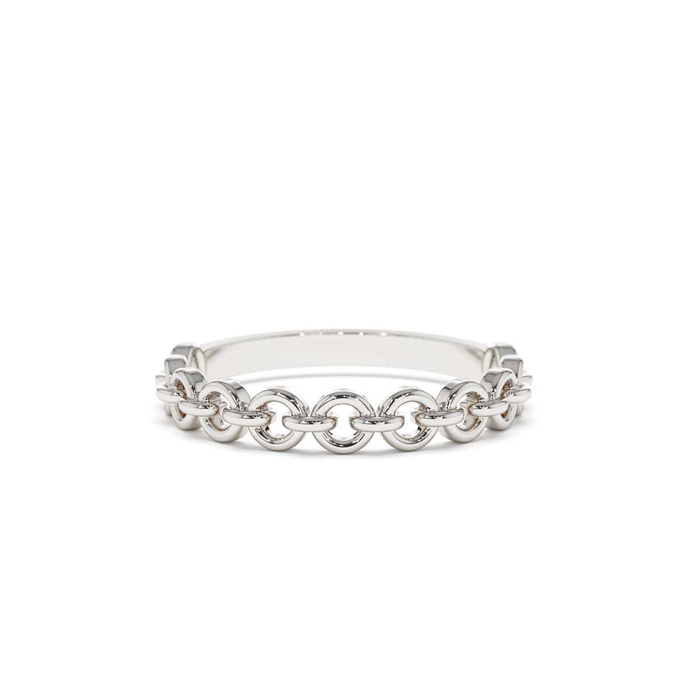 Stackable Dainty Ring in 14K Gold — view 4