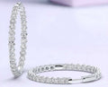 14K Lightweight Round Inside-Out Hoop Earrings