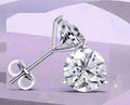 14K Round 3-Prong Martini Stud Earrings
