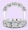 14K Round 5-Stone U-Prong Ring